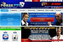 Poker770 : Bonus de 300 + 7,70$ gratuit + 5 token offert